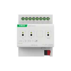 KNX uniwersalny aktor ściemniający, 2-kanałowy
